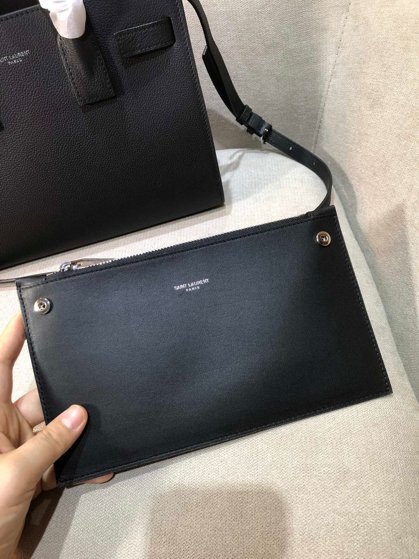 SAC DE 26 HANDBAG BLACK CALFSKIN