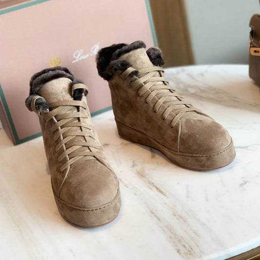 LP WINTER NUAGES HIGH SNEAKERS CEDAR LAMBSKIN