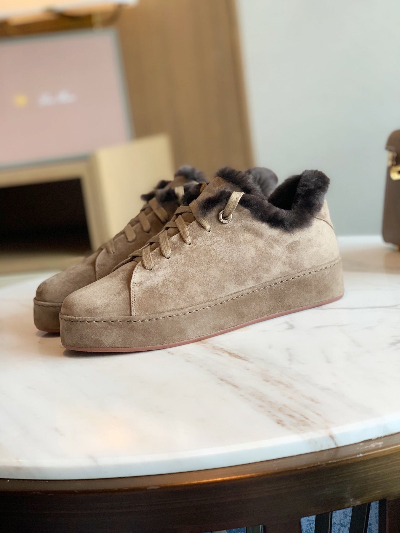 LP WINTER NUAGES SNEAKERS CEDAR LAMBSKIN