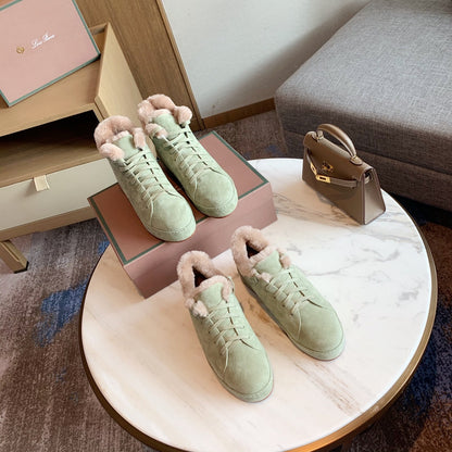 LP WINTER NUAGES SNEAKERS MINT LAMBSKIN