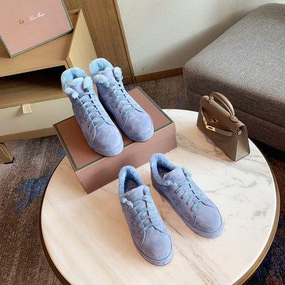 LP WINTER NUAGES SNEAKERS SAPPHIRE LAMBSKIN