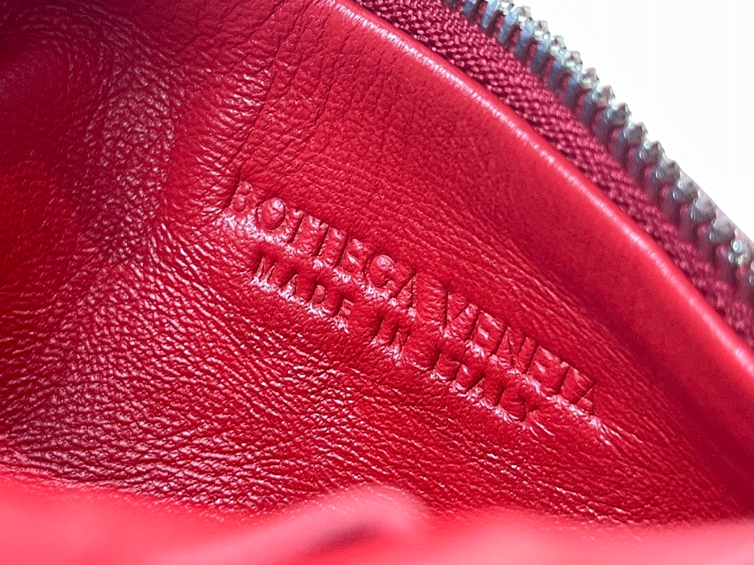 MINI JODIE 27 IN RED LAMBSKIN