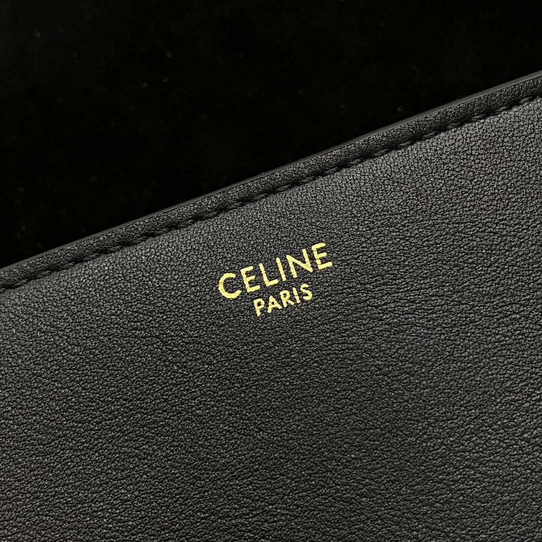 FOLCO CUIR TRIOMPHE 18 IN BLACK CALFSKIN