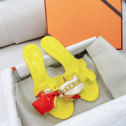 0asis Sandal Epsom Calfskin Lemon