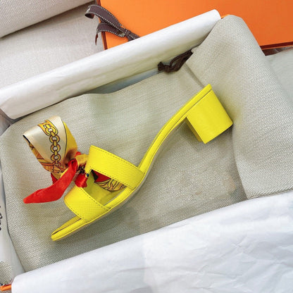 0asis Sandal Epsom Calfskin Lemon