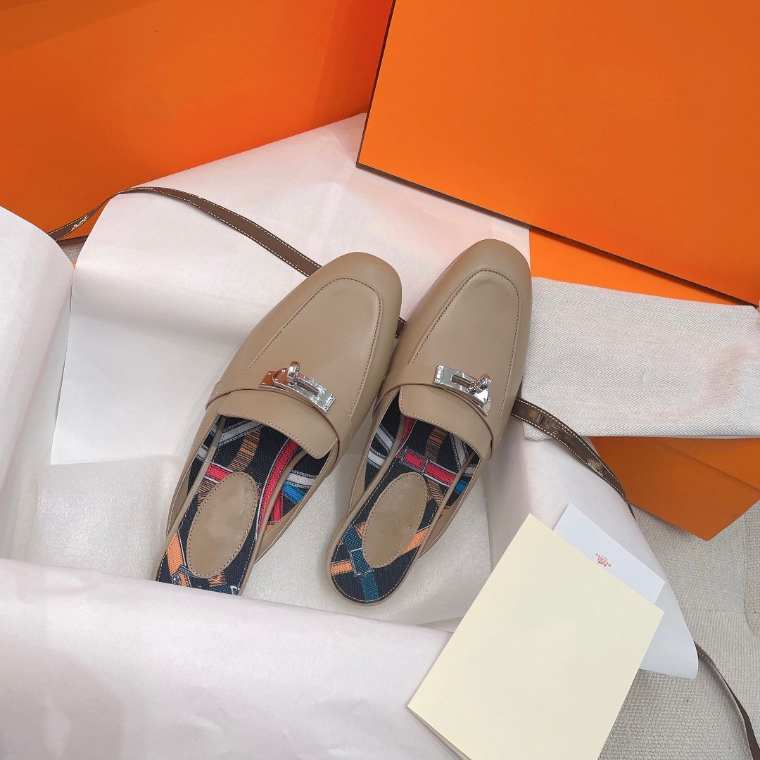 OZ Mule Brown Calfskin