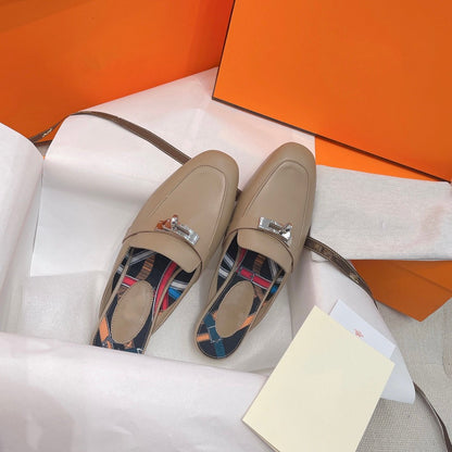 OZ Mule Brown Calfskin