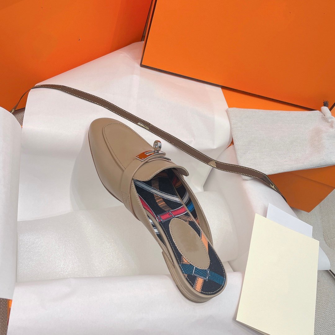 0Z Mule Brown Calfskin