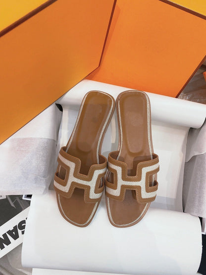 Oran Sandal Brown Leather