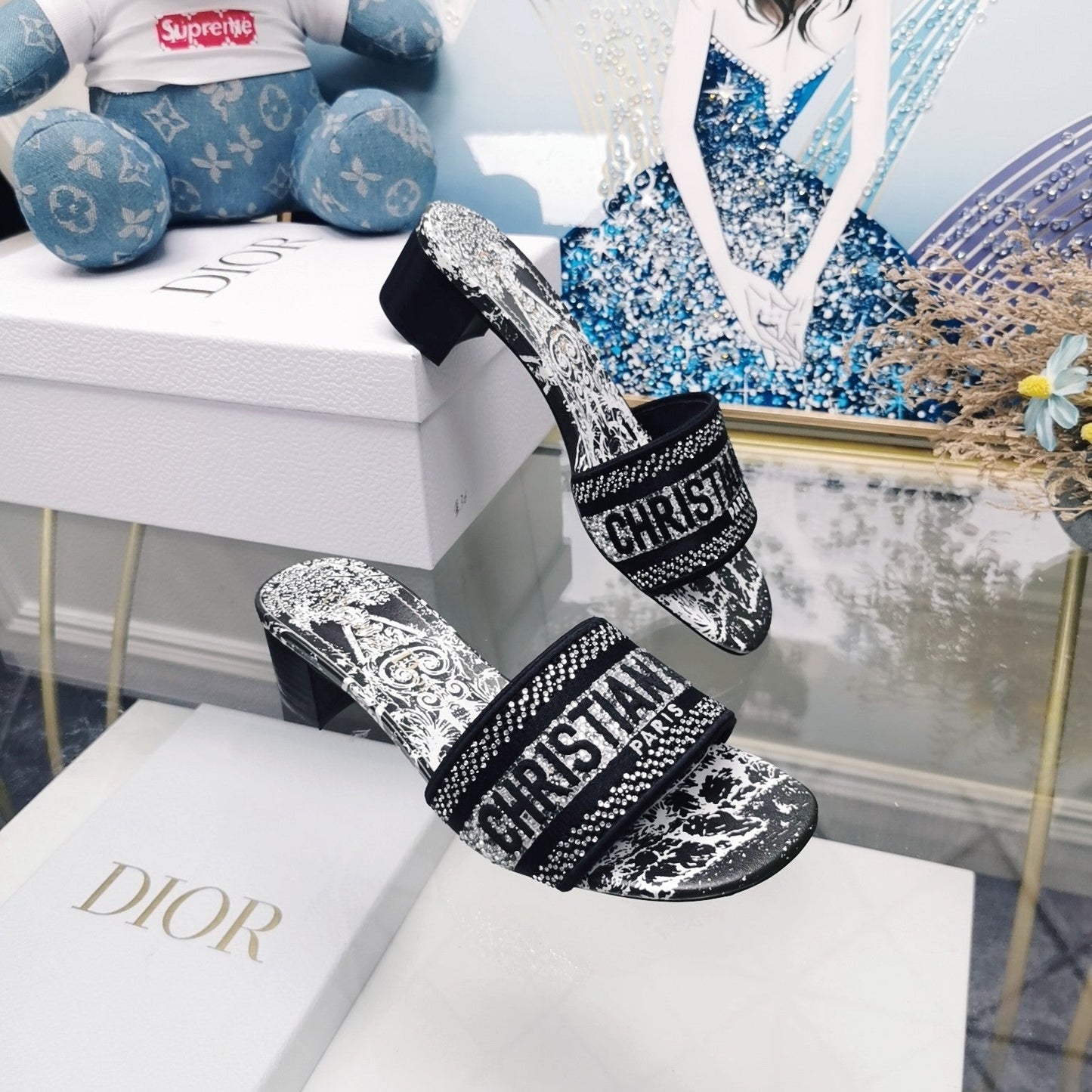 CD Mule Dway Heeled Slide 45mm Style 23