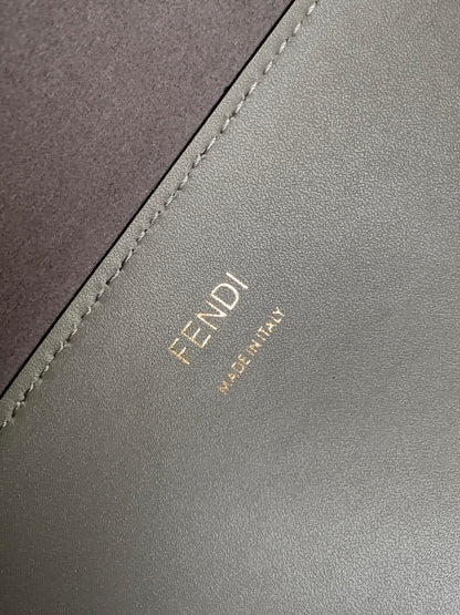 Fend Sunshine Medium Bag 35 Grey Leather