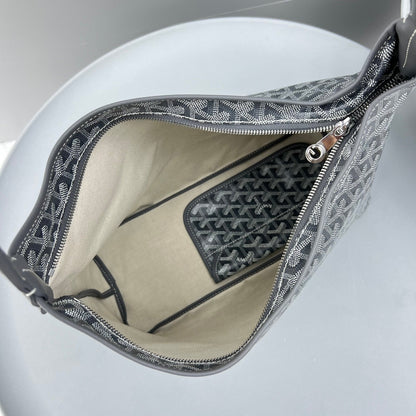 HOBO BOHÈME 34 IN GREY GOYARDINE CANVAS AND CALFSKIN