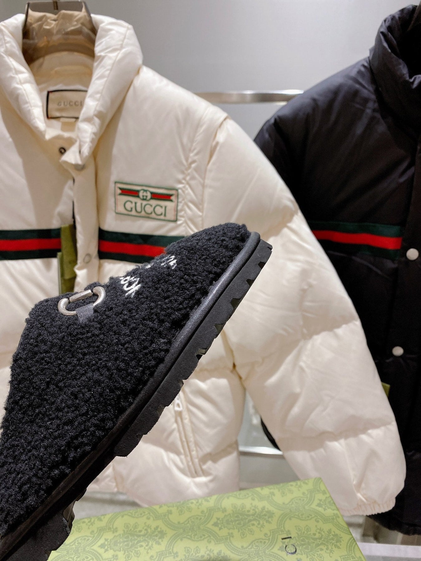 GGxTHE NORTH FACE HORSEBIT MULE IN BLACK WOOL