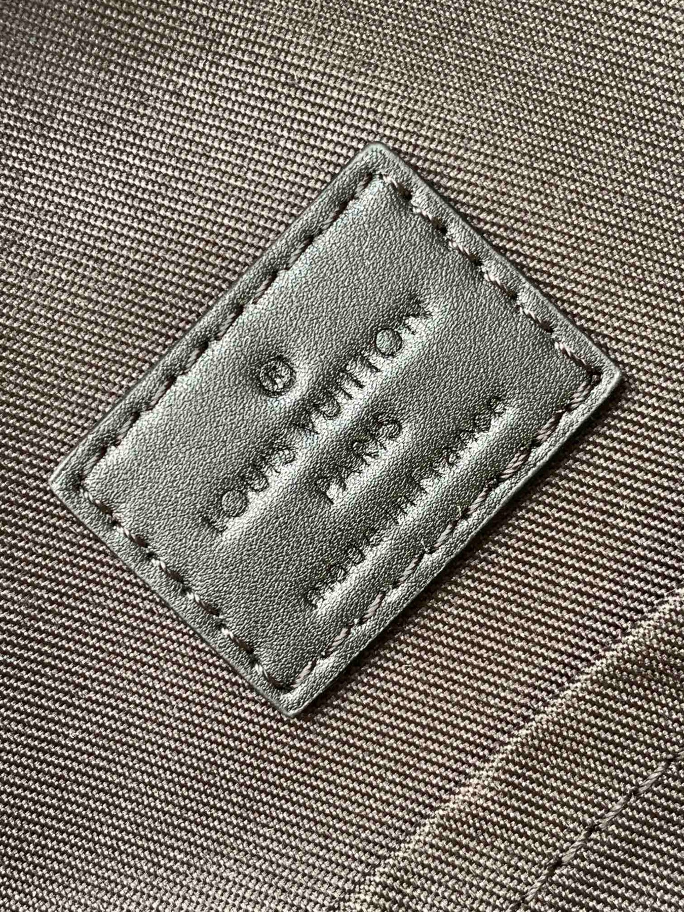 DEAN BACKPACK 42 IN BLACK AND BROWN MONOGRAM CANVAS