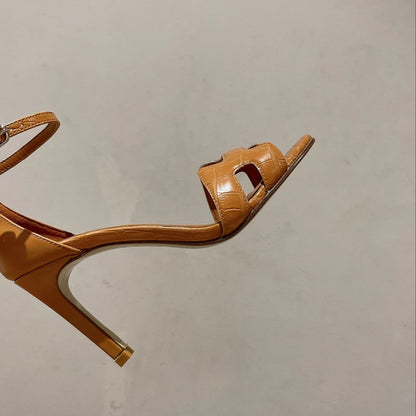 PREMIERE 105 SANDAL IN PEANUT BROWN CALFSKIN