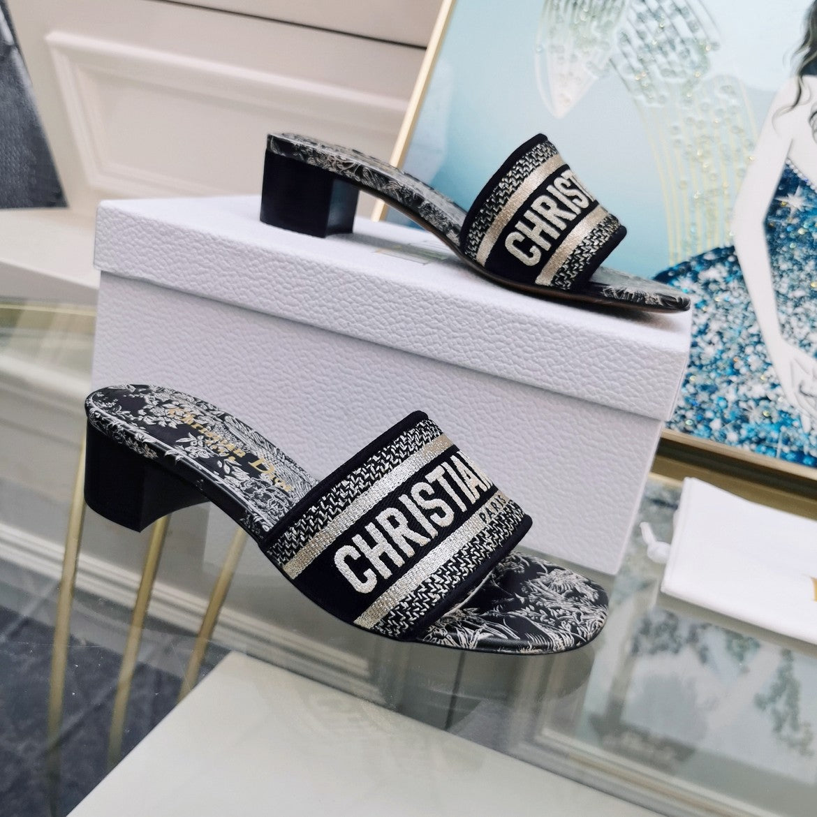 CD Mule Dway Heeled Slide 45mm Style 29