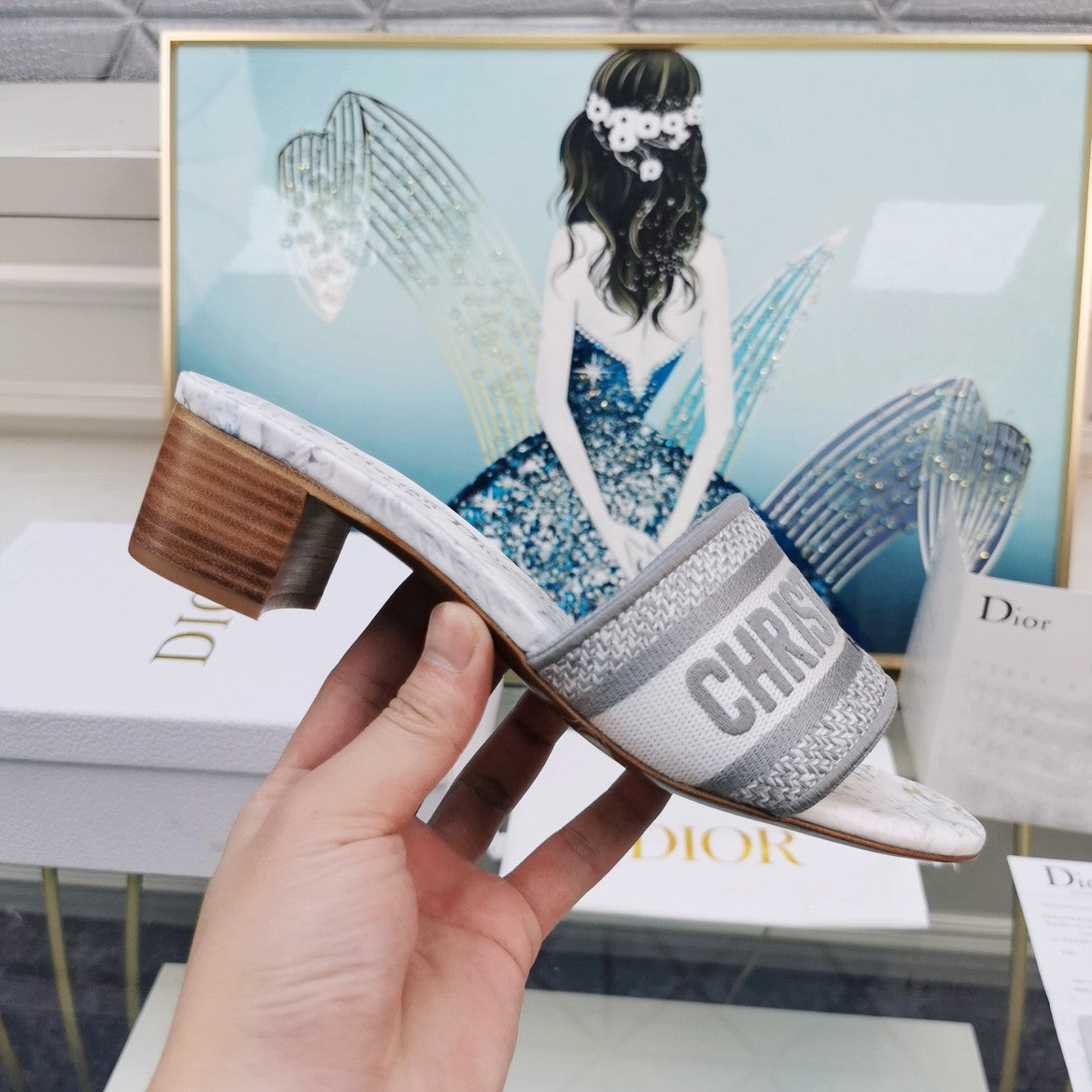 CD Mule Dway Heeled Slide 45mm Style 38