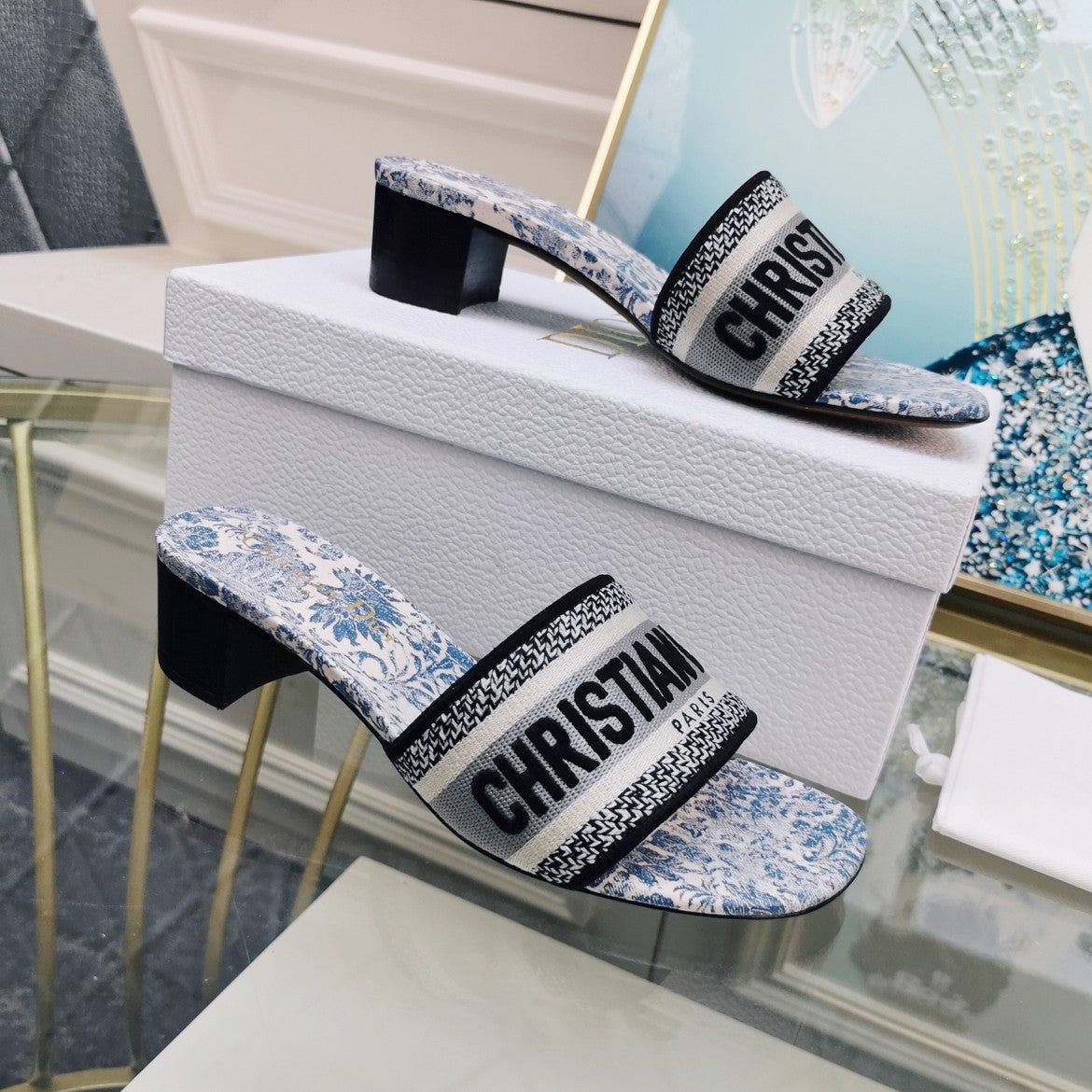 CD Mule Dway Heeled Slide 45mm Style 34