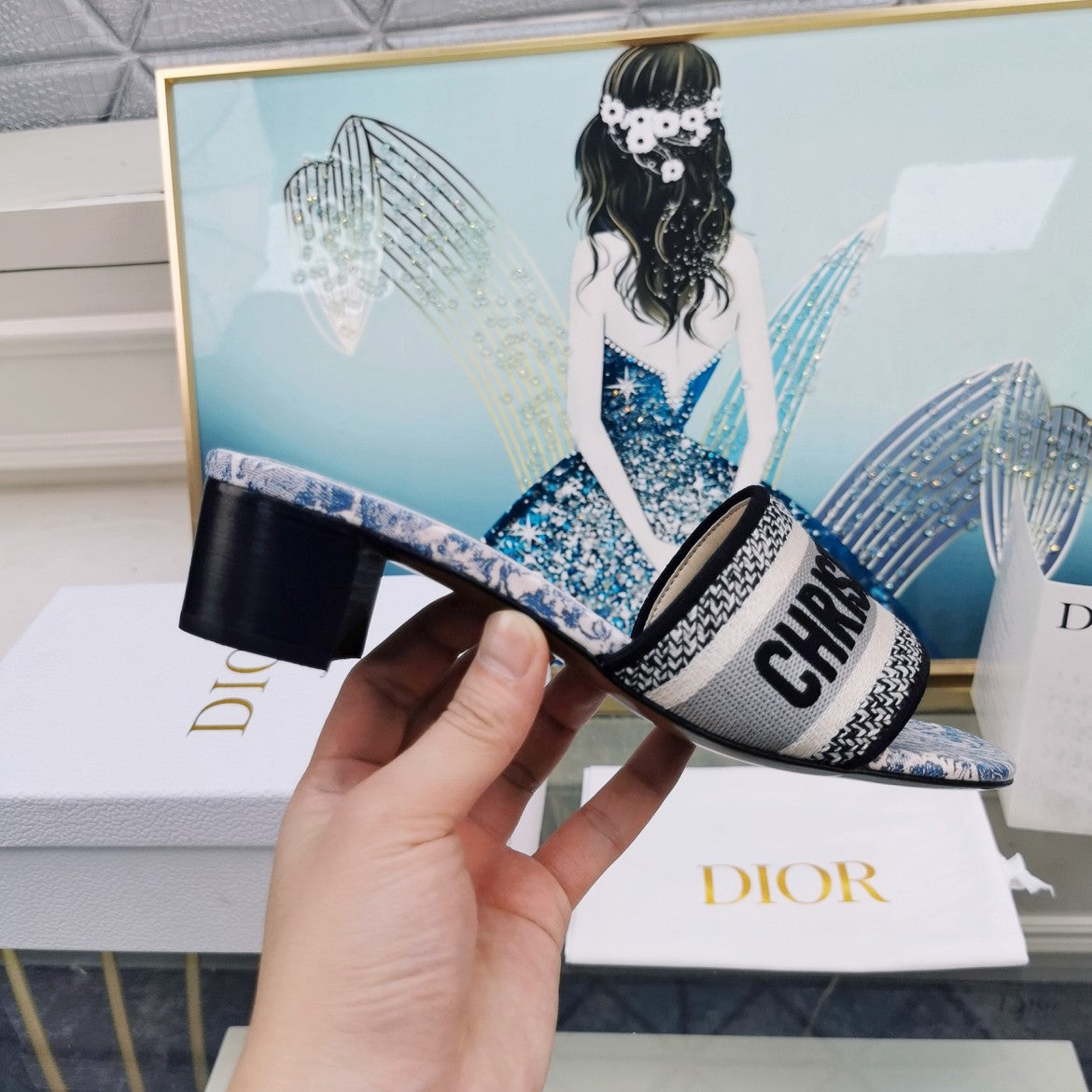 CD Mule Dway Heeled Slide 45mm Style 34