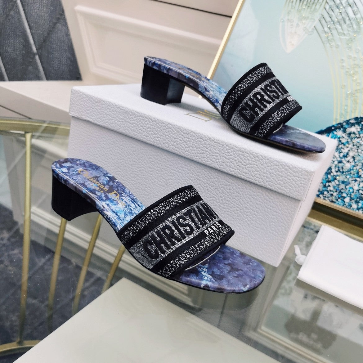 CD Mule Dway Heeled Slide 45mm Style 30