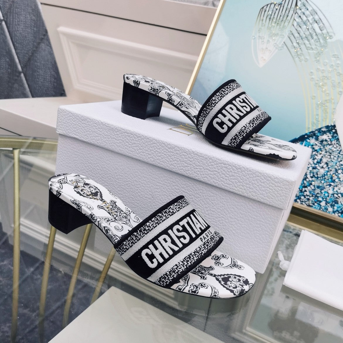 CD Mule Dway Heeled Slide 45mm Style 32