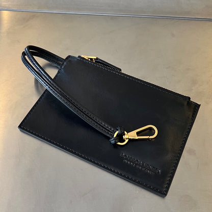 CANDY ARCO TOTE 20 IN BLACK SOFT LAMBSKIN