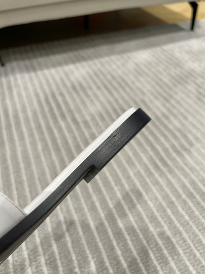 GABRIEL SANDAL WHITE CALFSKIN