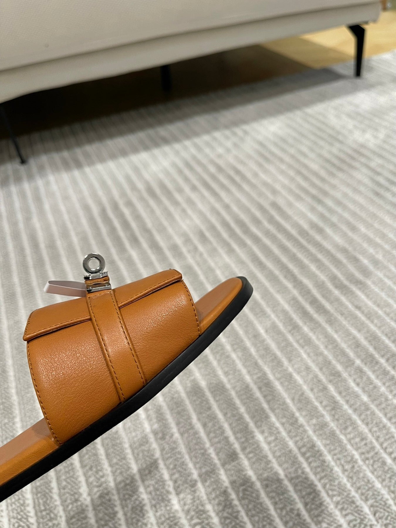 GABRIEL SANDAL CARAMEL CALFSKIN