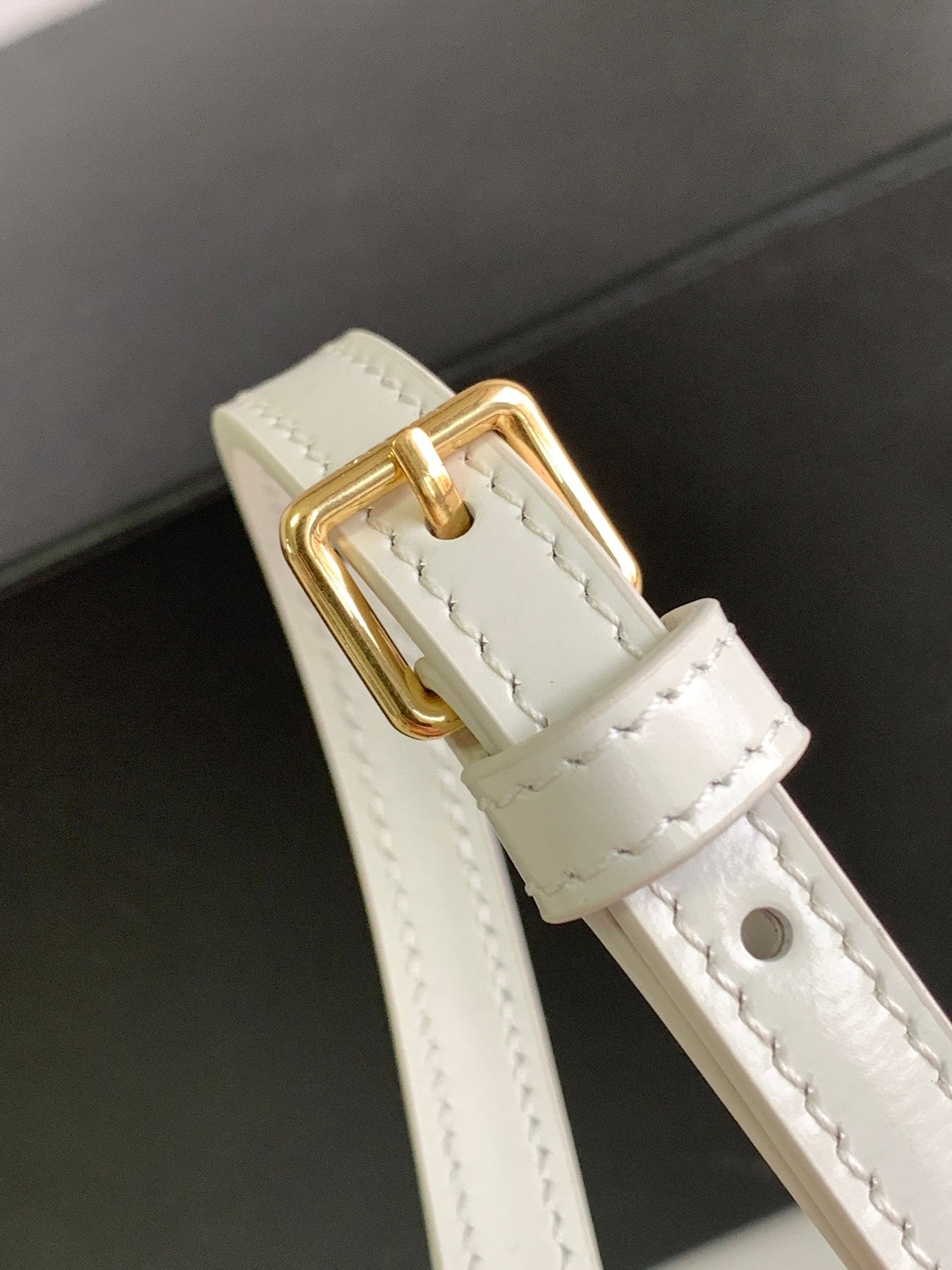 CROQUE 18 GLOSSY CALFSKIN WHITE