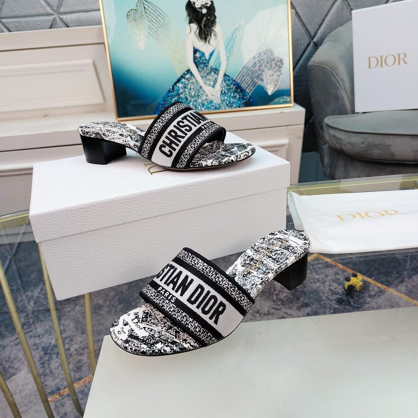 CD Mule Dway Heeled Slide 45mm Style 11