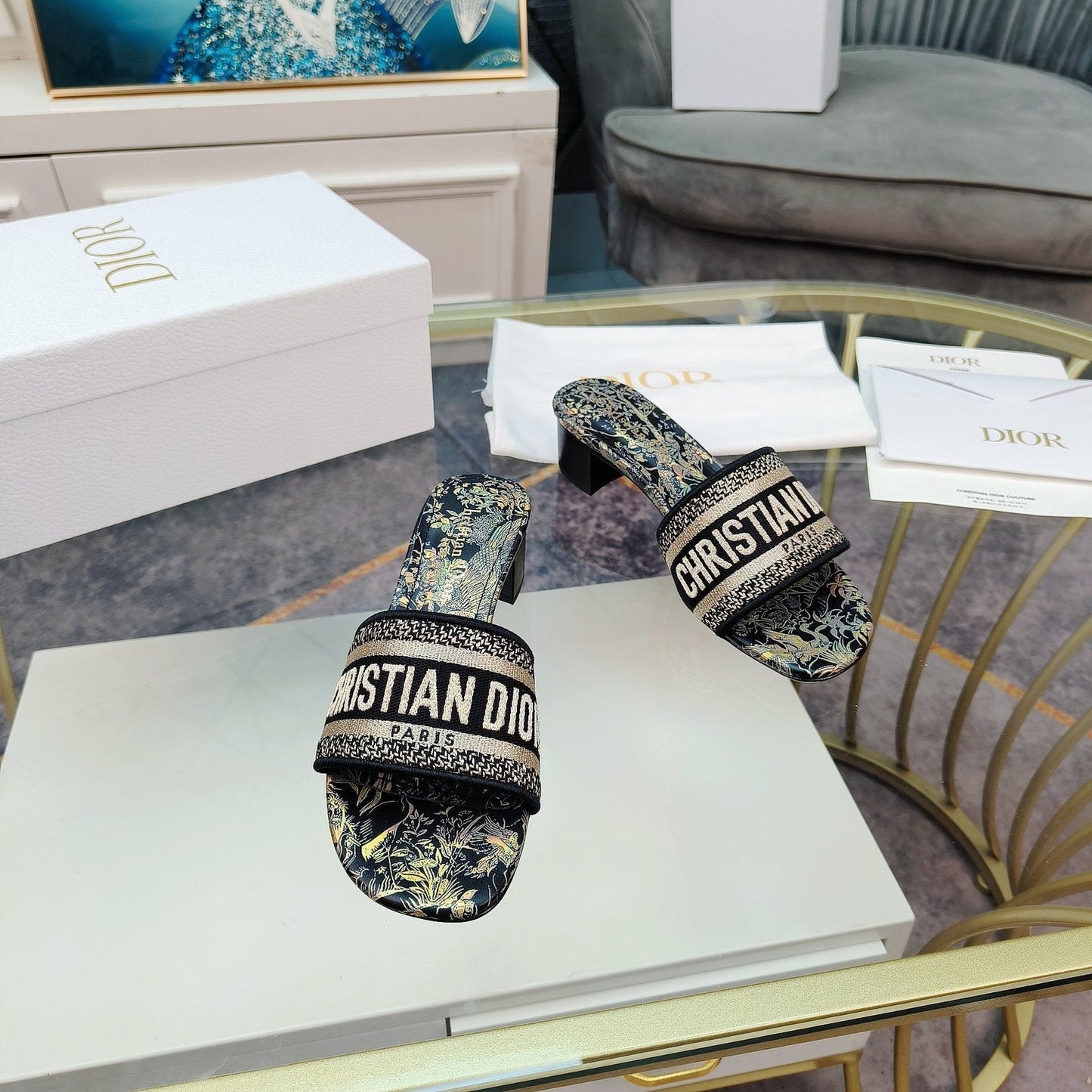 CD Mule Dway Heeled Slide 45mm Style 9