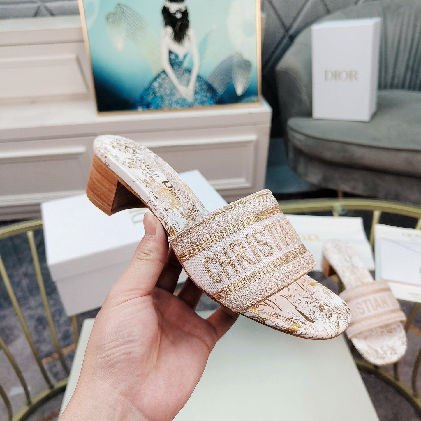 CD Mule Dway Heeled Slide 45mm Style 8