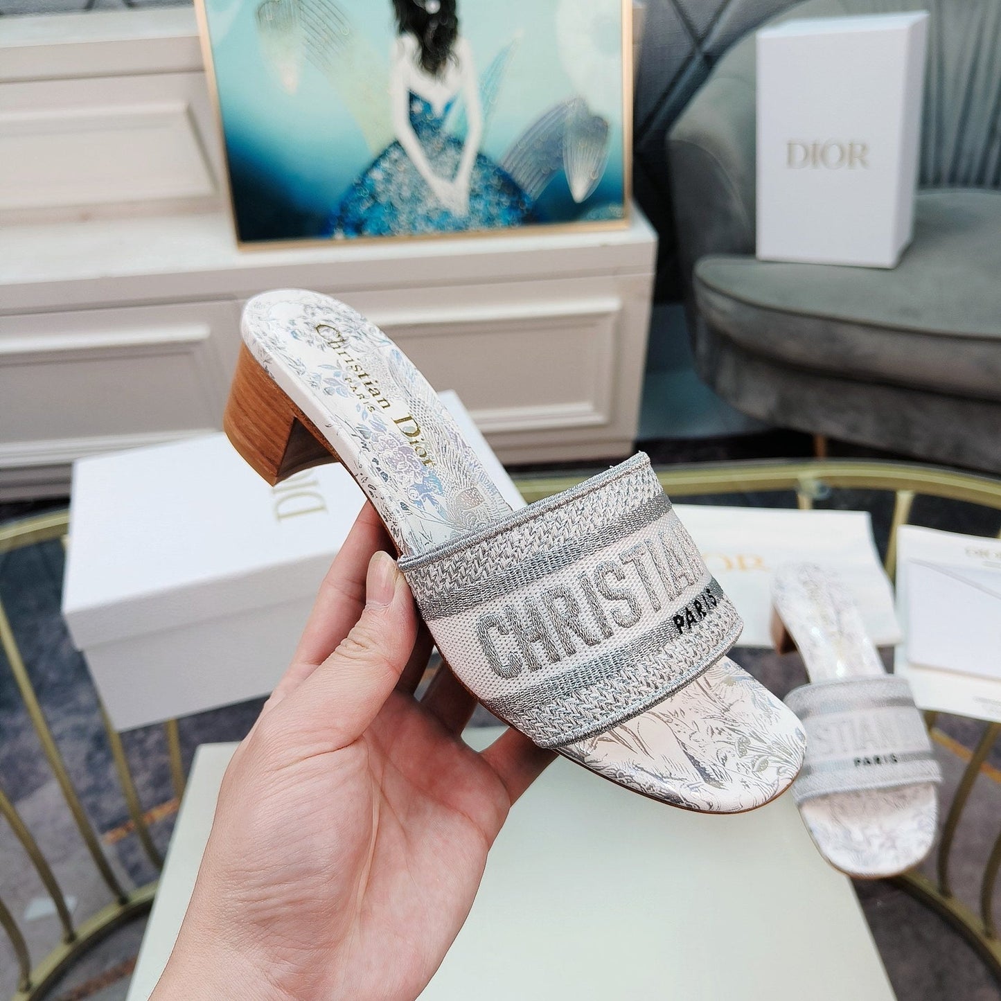 CD Mule Dway Heeled Slide 45mm Style 7