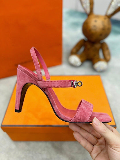 Glamour 95 Sandal Pink Suede