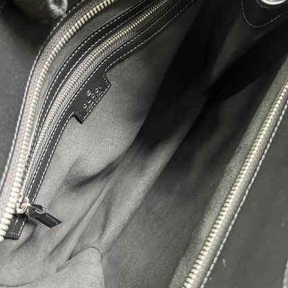 GG SMALL 28 TOTE BAG IN BLACK CALFSKIN