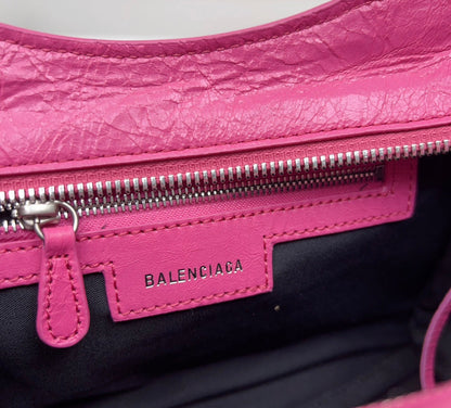 NEO CAGOLE 26 IN DEEP PINK LAMBSKIN