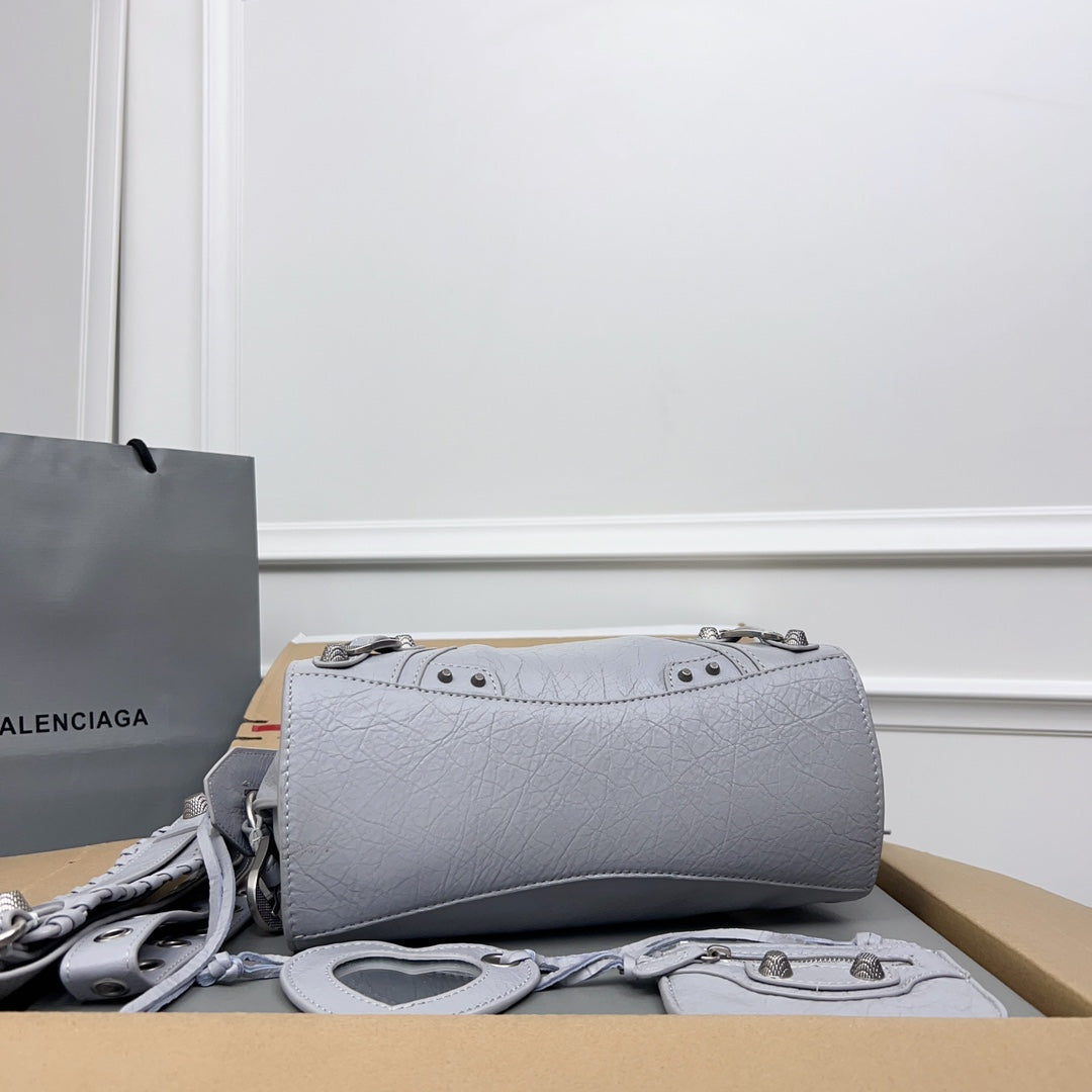 NEO CAGOLE 26 IN GREY LAMBSKIN