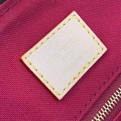 GRAND PALAIS TOTE BAG 34 IN BROWN MONOGRAM COATED CANVAS