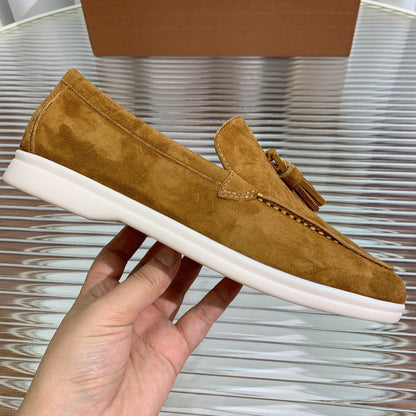 LP SUMMER WALK TASSELS LOAFERS SEPIA SUEDE