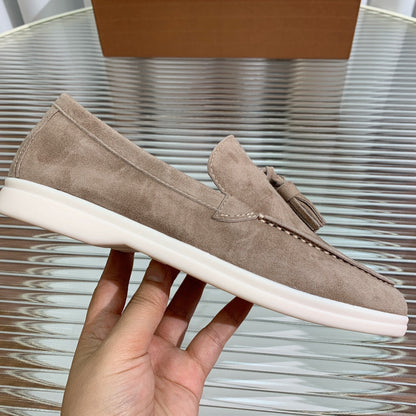 LP SUMMER WALK TASSELS LOAFERS PEANUT SUEDE