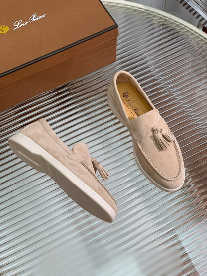 LP SUMMER WALK TASSELS LOAFERS TORTILLA SUEDE