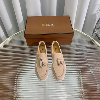 LP SUMMER WALK TASSELS LOAFERS TORTILLA SUEDE