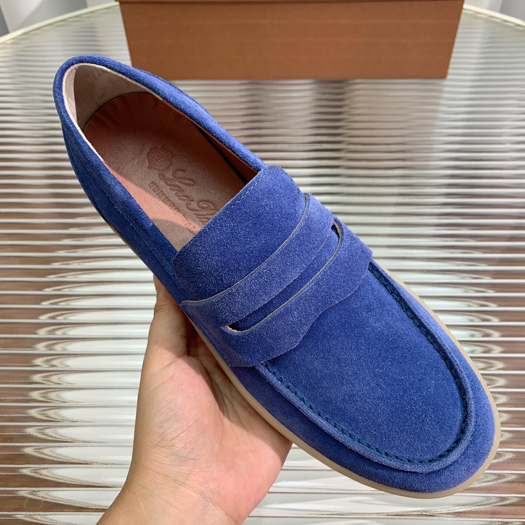 LP RETRO SUMMER WALK LOAFERS COBALT SUEDE