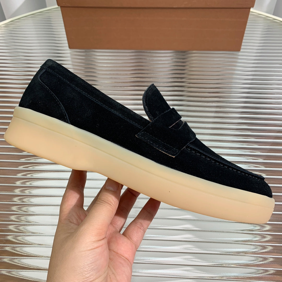 LP RETRO SUMMER WALK LOAFERS BLACK SUEDE