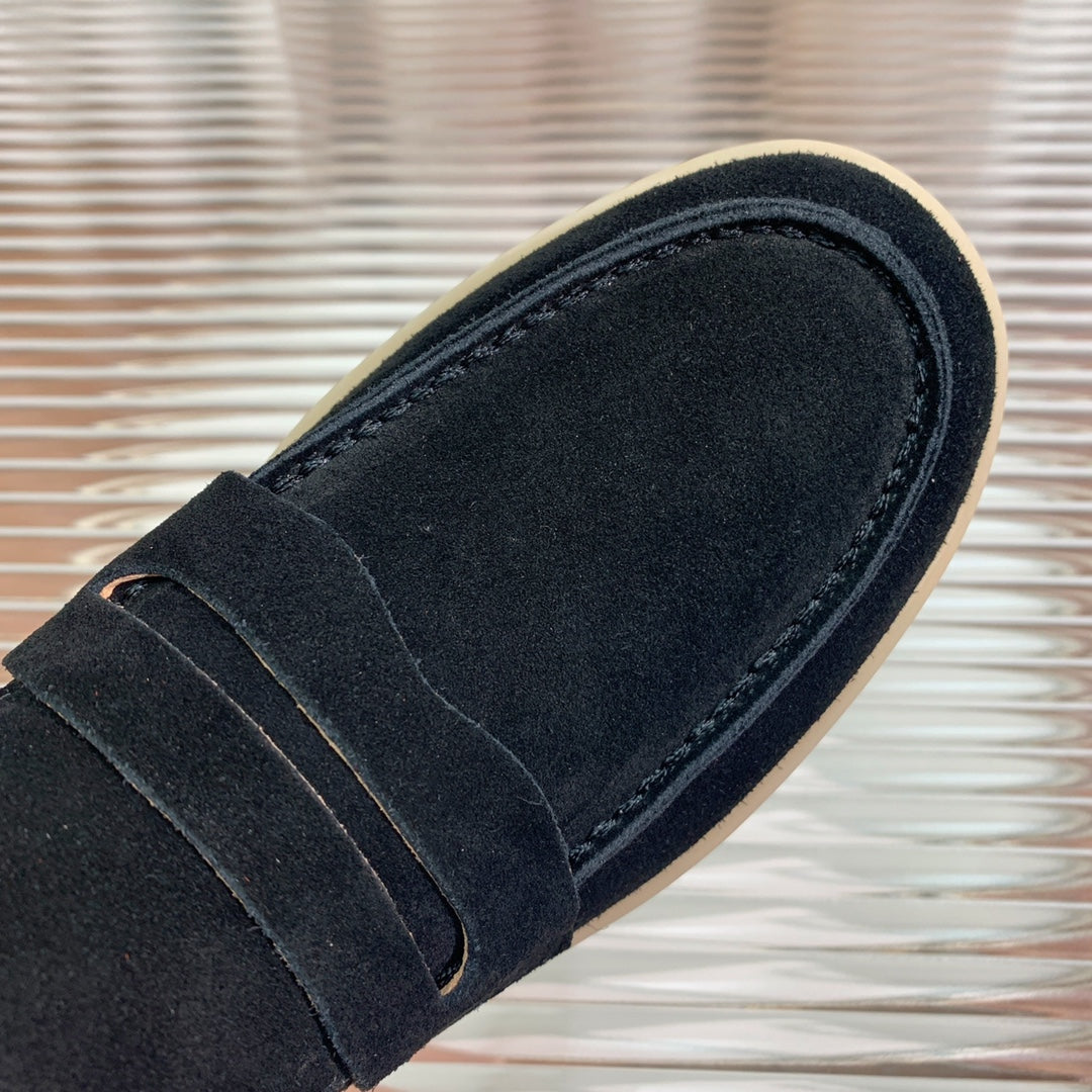 LP RETRO SUMMER WALK LOAFERS BLACK SUEDE