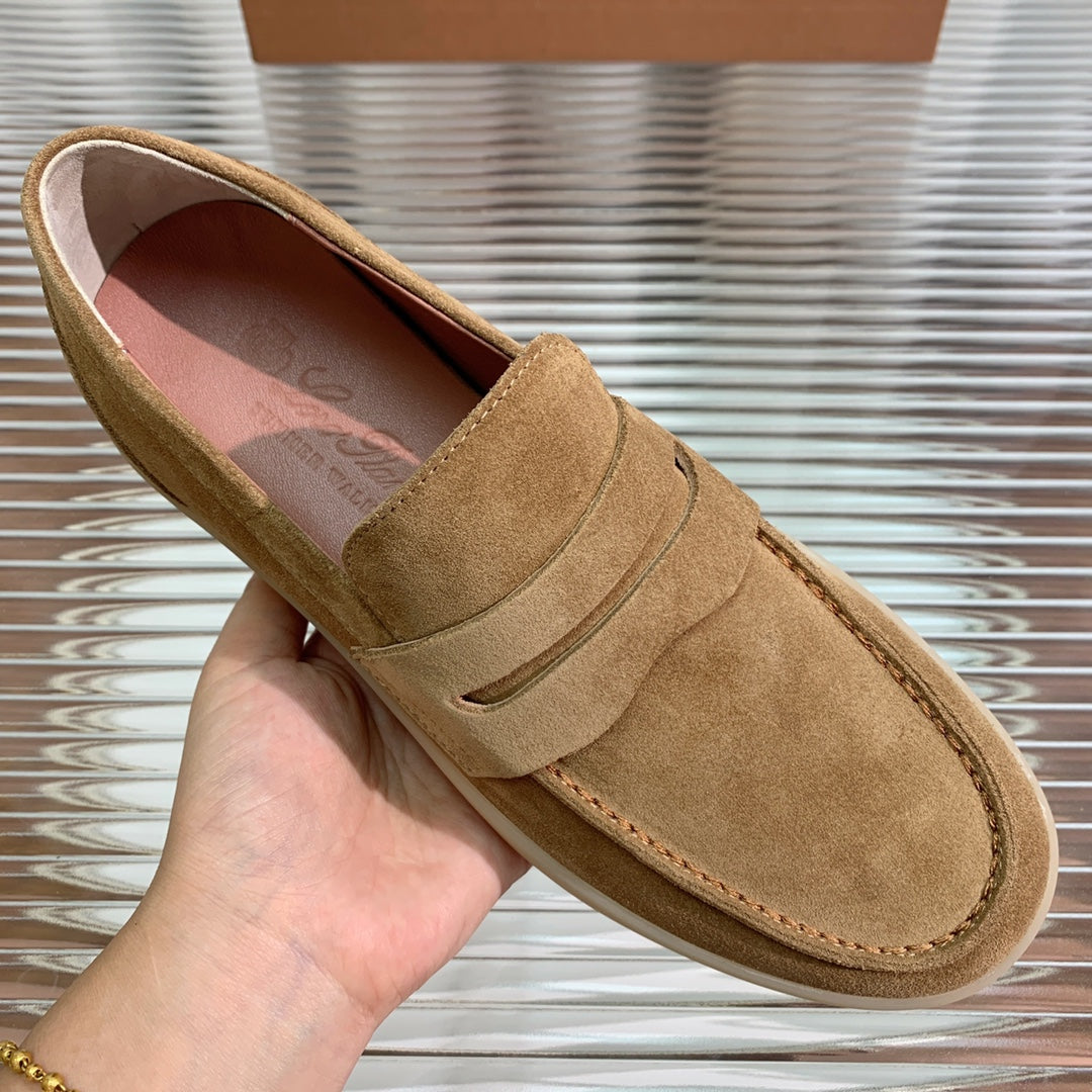 LP RETRO SUMMER WALK LOAFERS CAMEL SUEDE