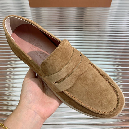 LP RETRO SUMMER WALK LOAFERS CAMEL SUEDE