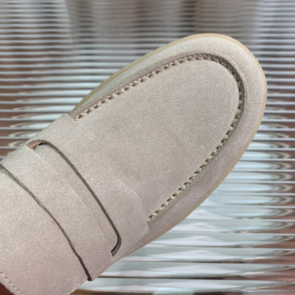 LP RETRO SUMMER WALK LOAFERS BEIGE SUEDE