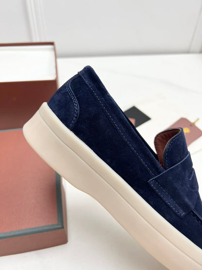LP RETRO SUMMER WALK LOAFERS DENIM SUEDE
