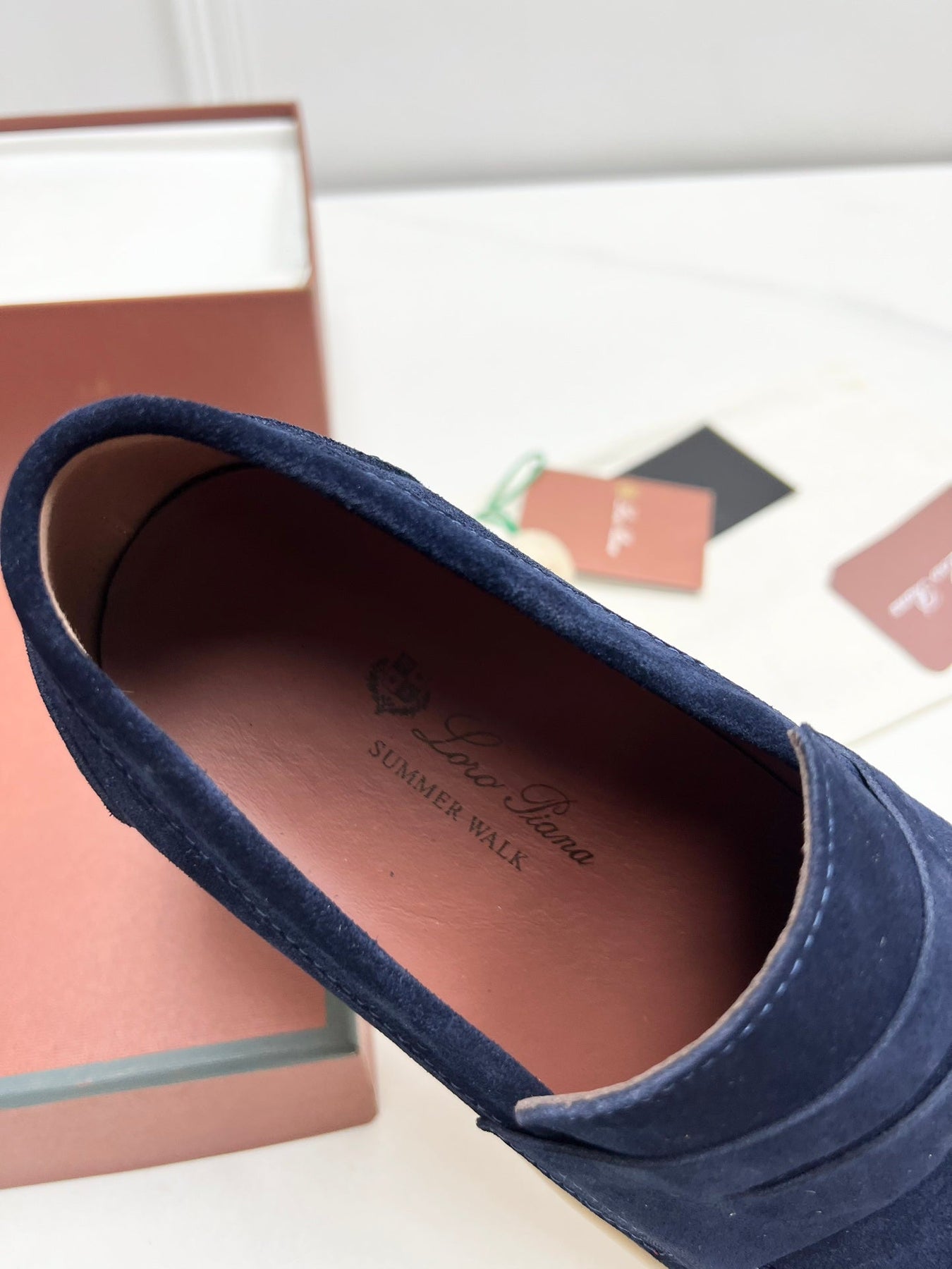 LP RETRO SUMMER WALK LOAFERS DENIM SUEDE